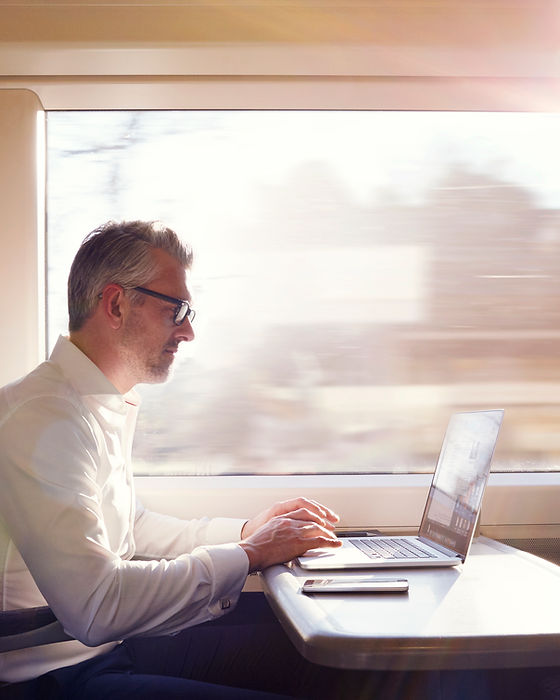 Working on Train