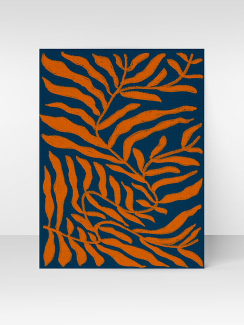 Abstract Leaf Artwork