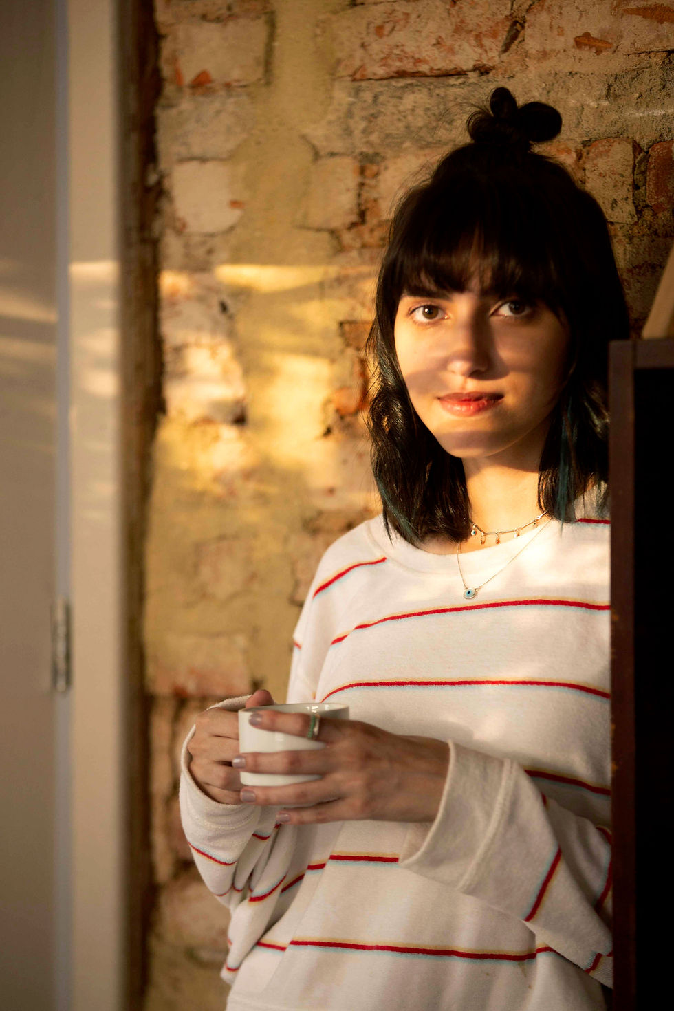 Woman Holding Mug