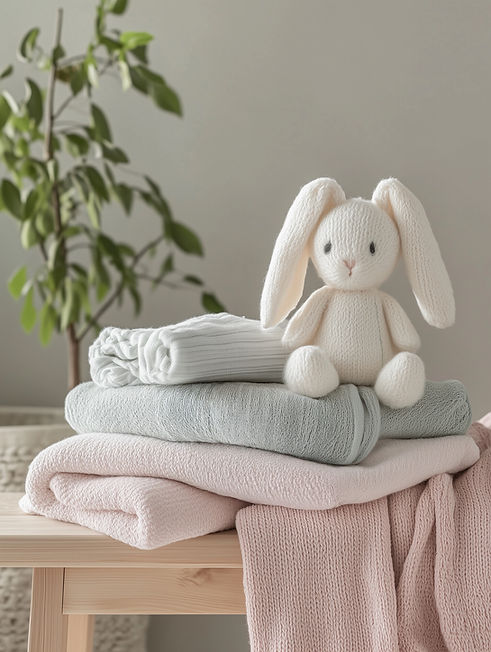 Stuffed Bunny Display