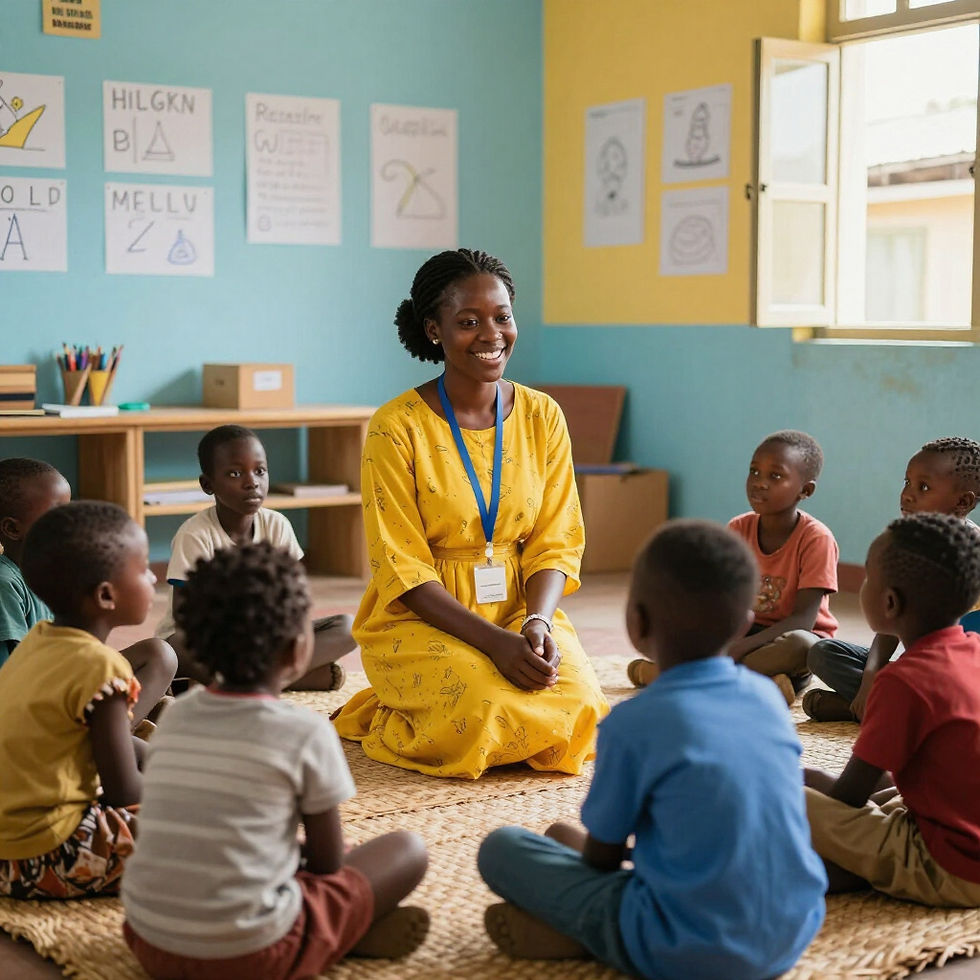 Teacher With Students