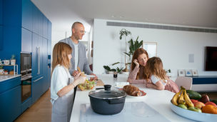 A parent and family cooking tea, child counselling mansfield vic.