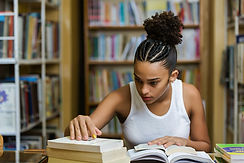 Studying in the Library