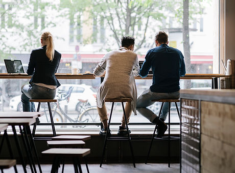Working at a Cafe