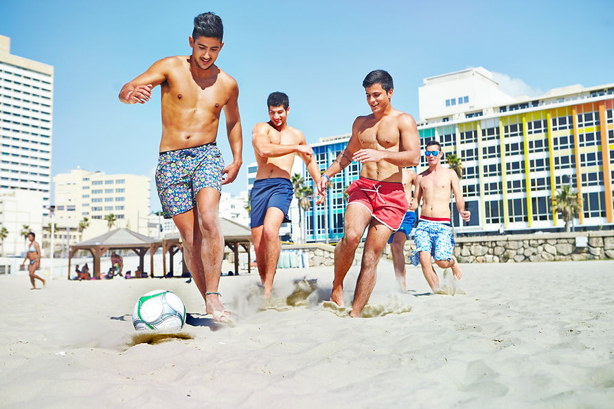 Beachsoccer-Spiel
