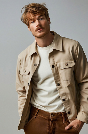 Homem com roupa casual