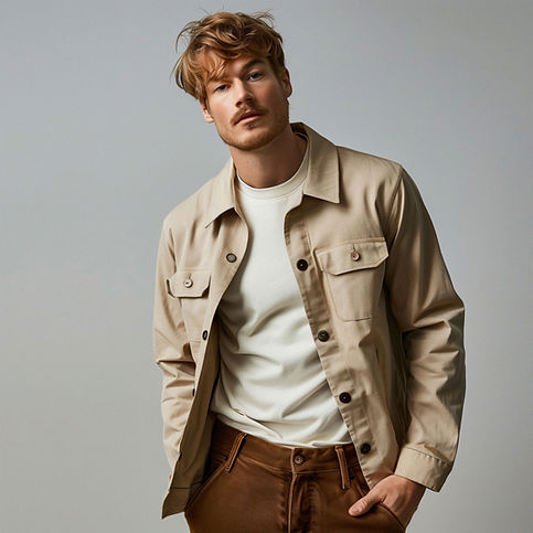 Homme en tenue décontractée