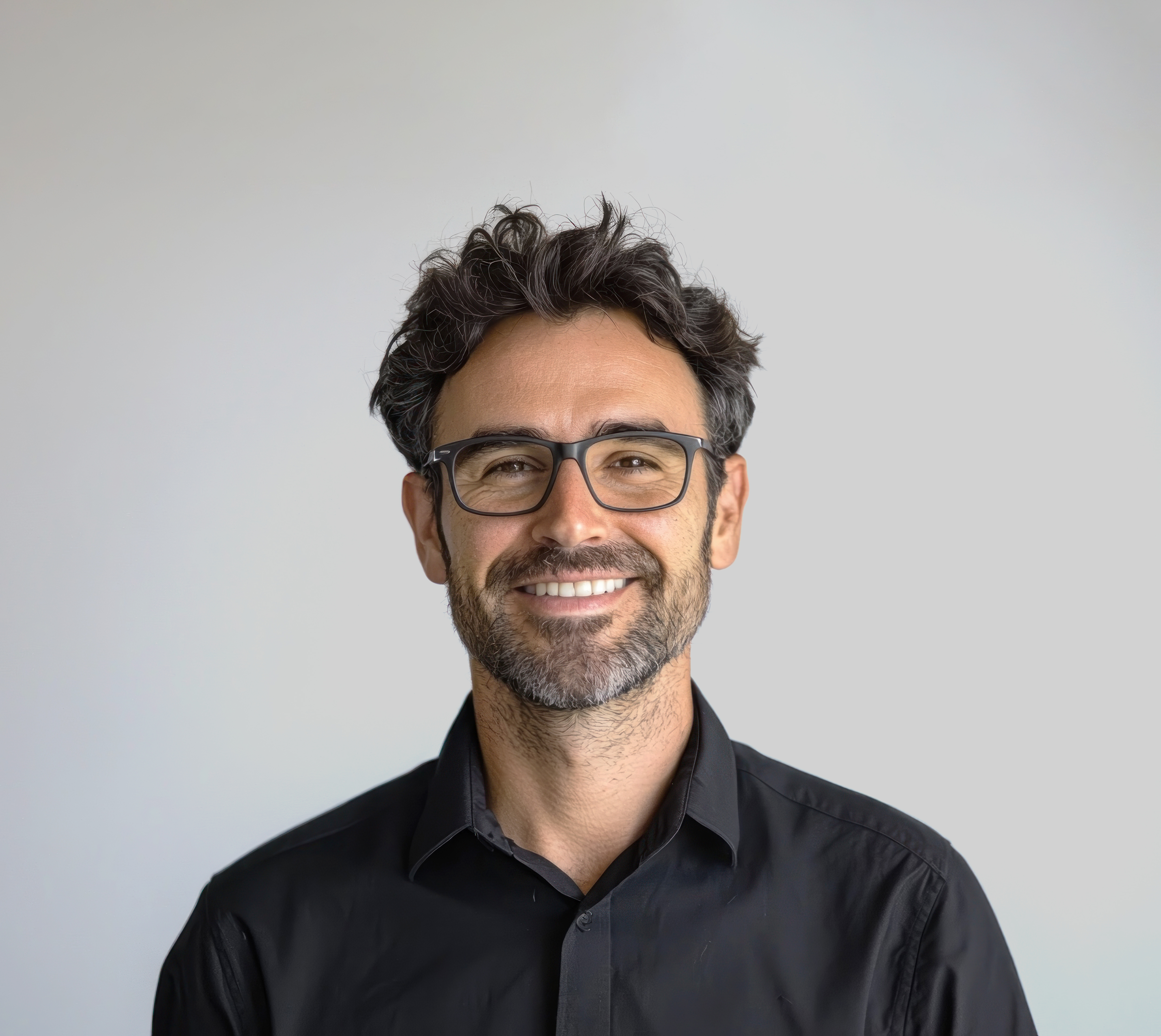 Retrato de un hombre sonriente