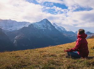 Traveller Meditating