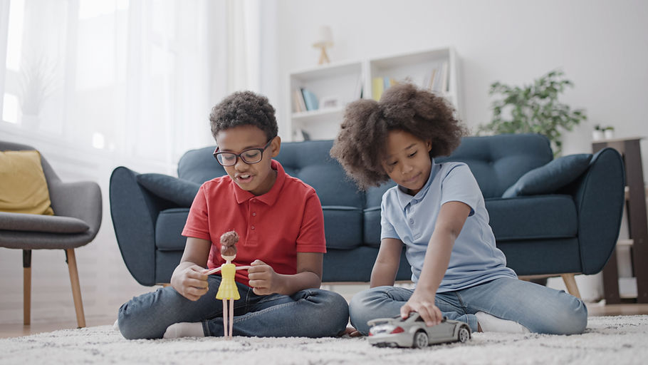 Siblings Playing Together