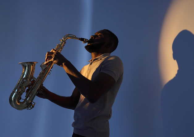 Saxophone Player Silhouette