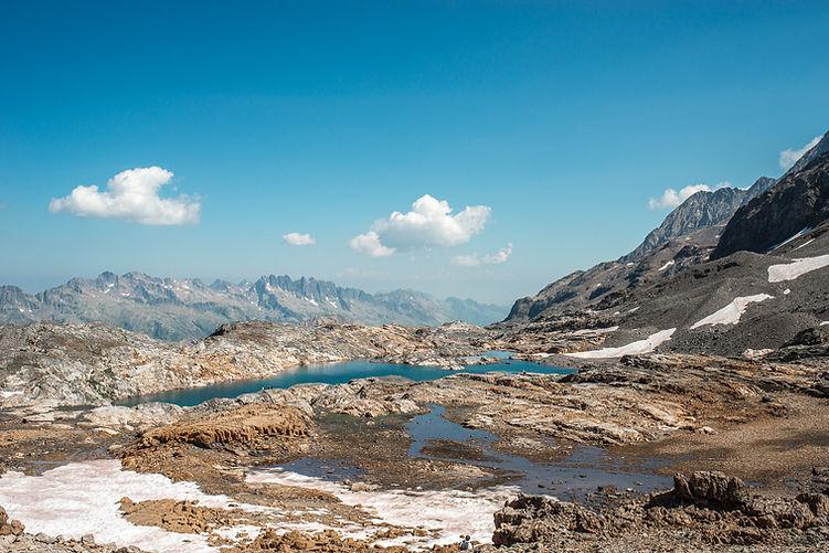 Panoramablick auf die Berge