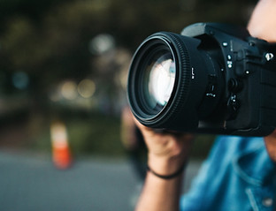 Photographer with camera