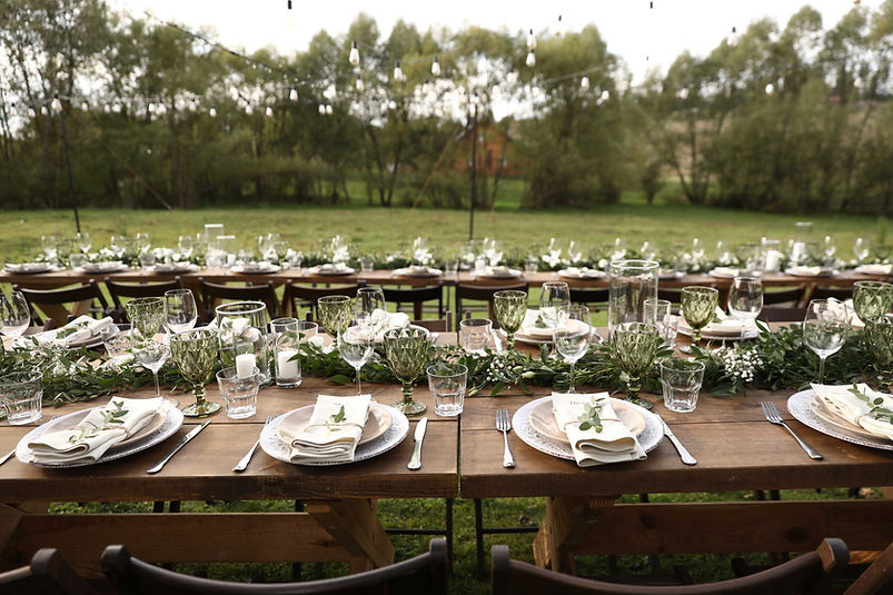 Outdoor Dining Setup