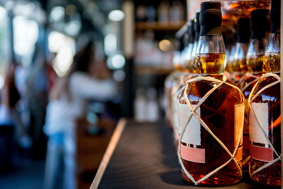 Bouteilles de whisky