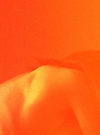 Abstract Orange Silhouette