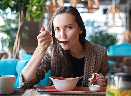 Enjoying Soup