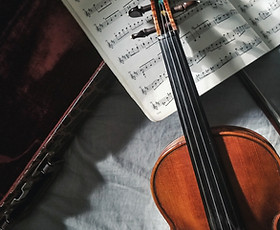 Violon et feuille de musique