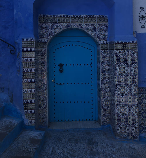 Blue Doorway Exterior