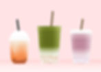 Colorful Bubble Teas