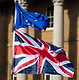 EU and British Flag