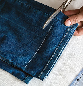 Jeans schneiden