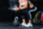 Atleta com Kettlebell