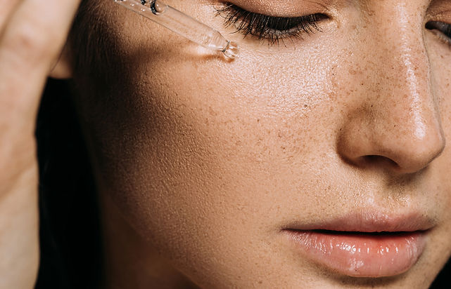 Applying Face Serum