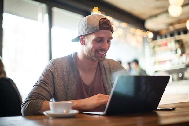 Man on Laptop