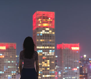 城市的燈光