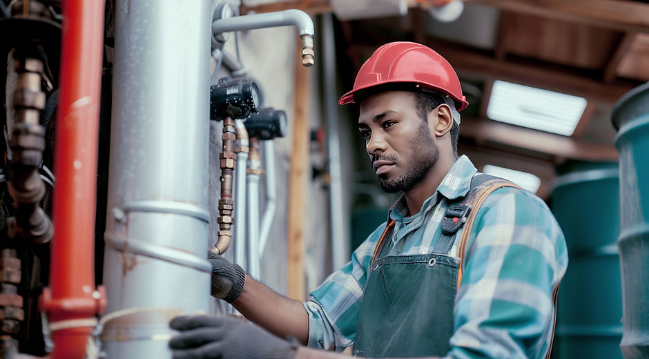 Plumber working on leaking pipes, Plumbing business Sale, vic East gippsland
