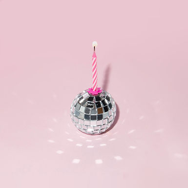 Disco Ball Candle