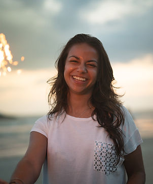 Woman with Firecracker