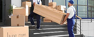 Movers Carrying Shelving Unit