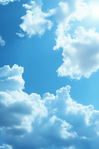 Blue Sky with Clouds