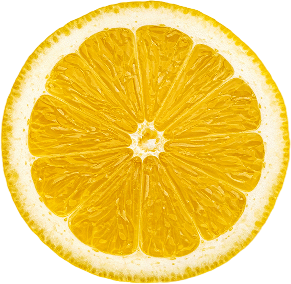 Sliced Orange Closeup