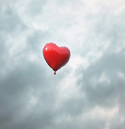 Heart Balloon Sky