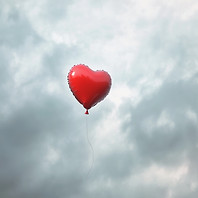 Heart Balloon Sky