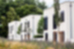 Reihenhäuser mit Landschaftsgestaltung