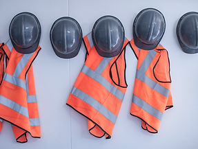 Exhibición de equipo de seguridad