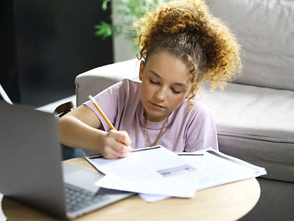 Girl Writing Notes