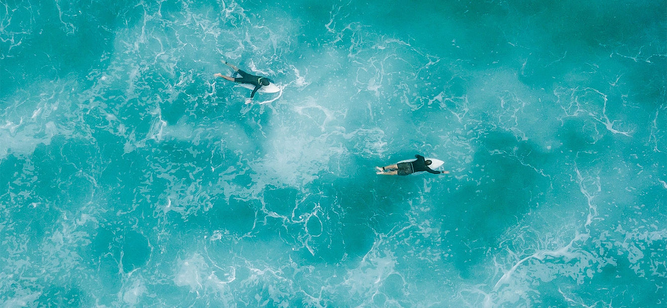 Surfers in Ocean
