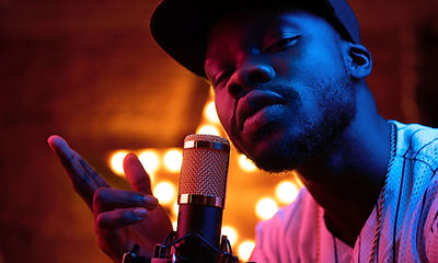 Singer With Microphone