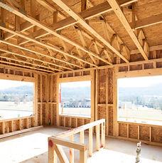Wood Frame of House