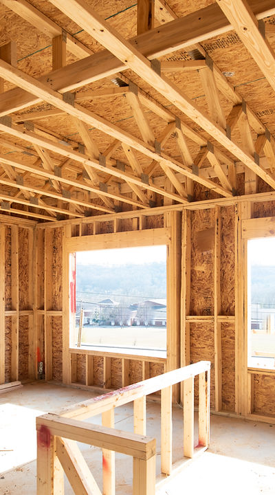 Wood Frame of House