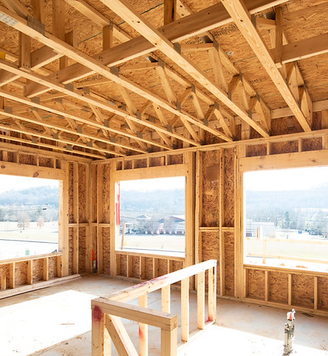 Wood Frame of House