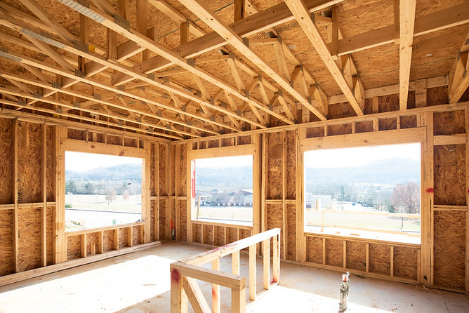 Wood Frame of House