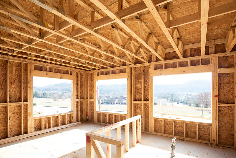 Wood Frame of House