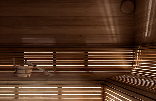 Wooden sauna