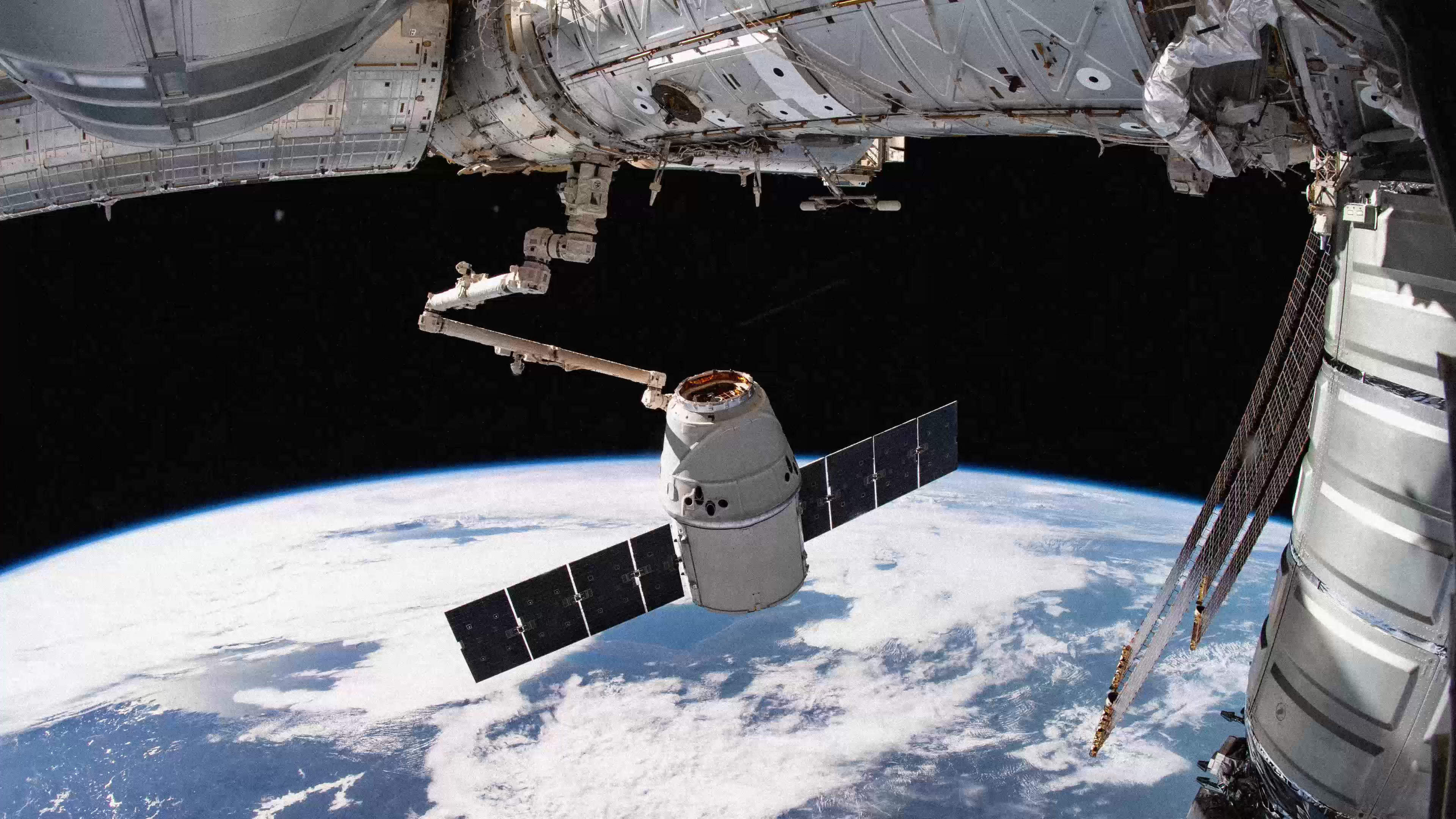 Earth seen from orbit
